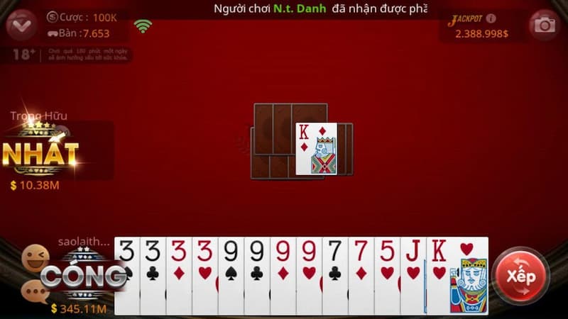 Điểm danh các trò chơi trong Game Bài AE888